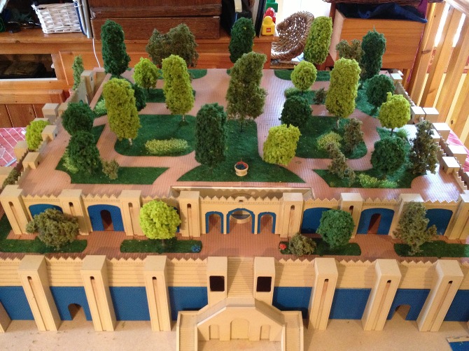 how to make the hanging gardens of babylon model Fasci Garden